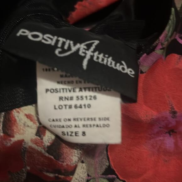 Vtg 90s Floral Feminine Modest Maxi Dress Sz8 Dark Romantic Boho Glam Garden - Picture 5 of 5